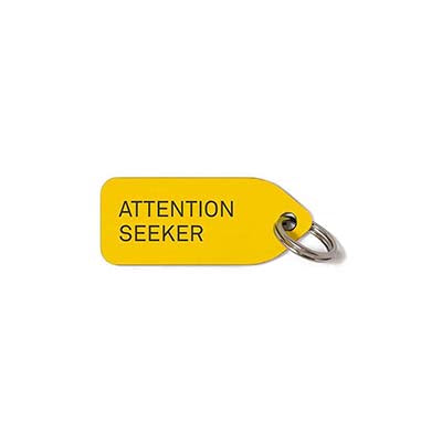 Attention Seeker' Dog Collar Charm