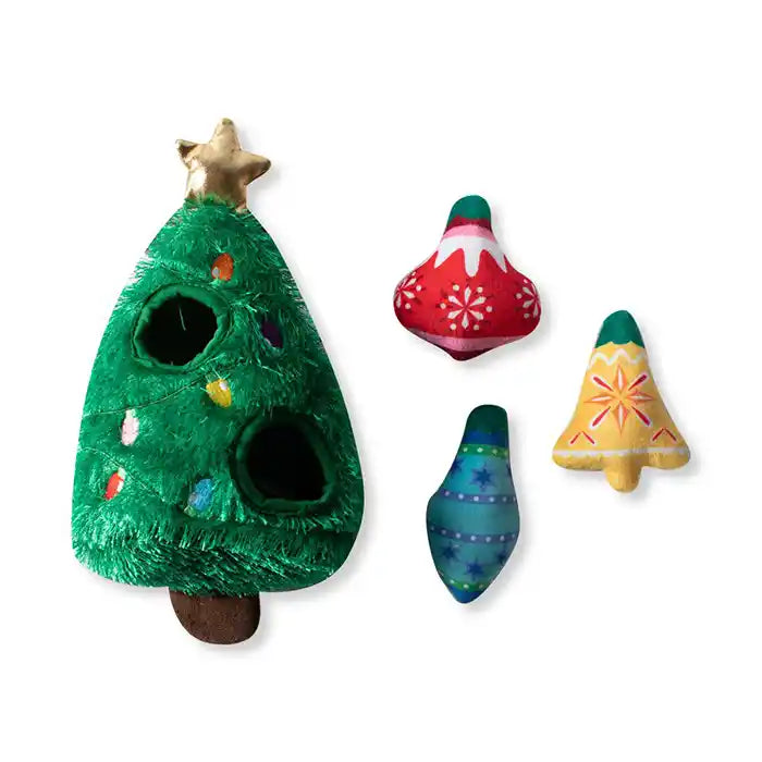 Christmas Tree Burrow Dog Toy